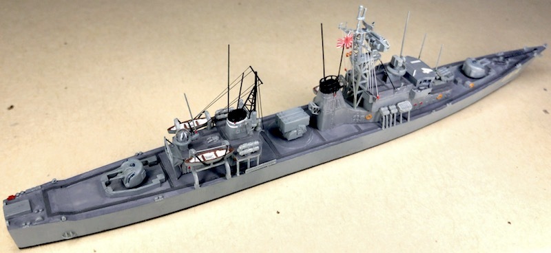甲型海軍工廠 - 1/700 やまぐも型護衛艦「まきぐも」（S45年時） 完成 -