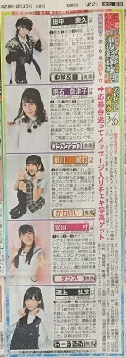 AKB48 49thシングル選抜総選挙 日刊スポーツ連載 2017年5月30日2