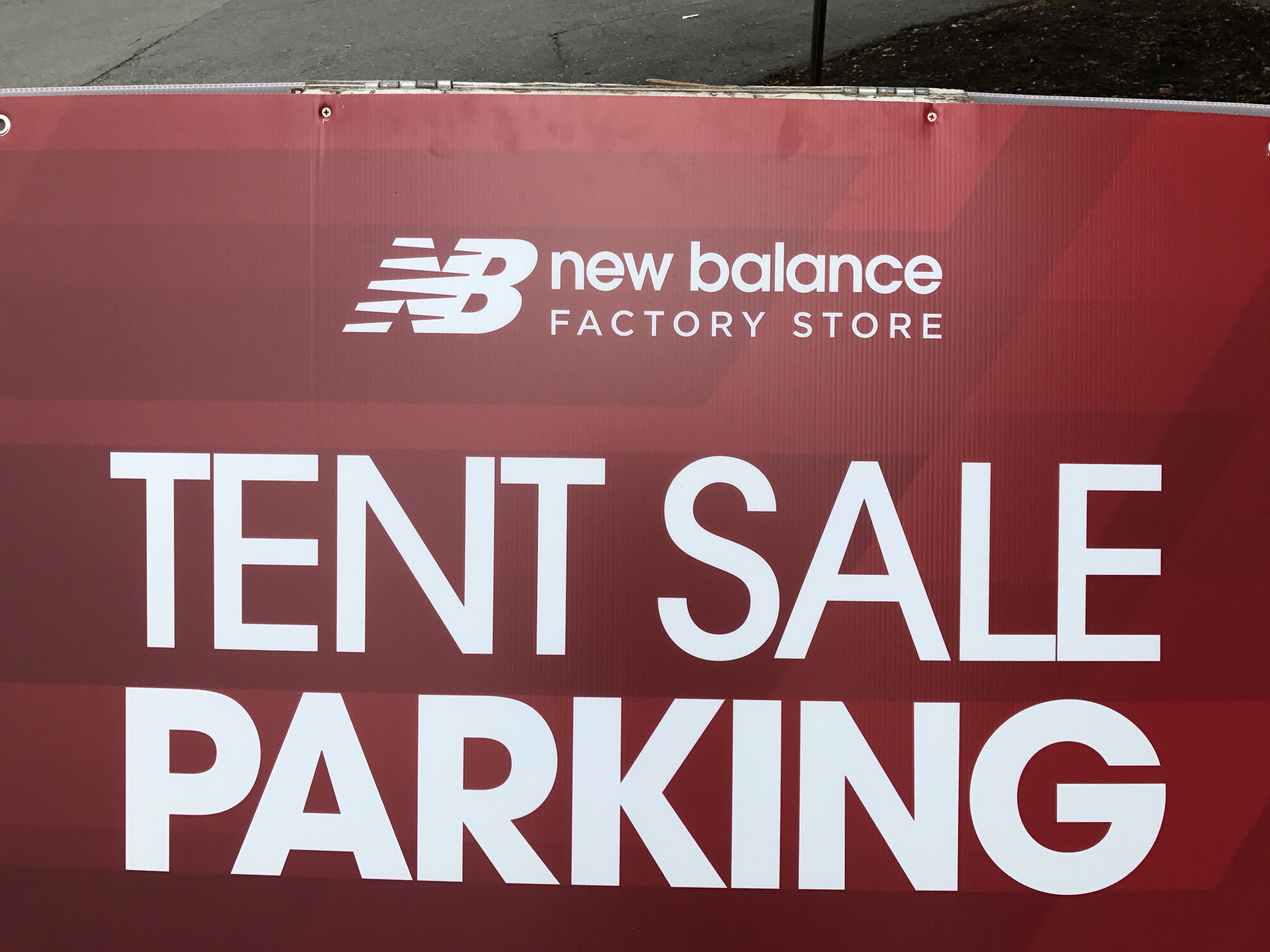 new balance outlet tent sale
