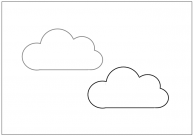 雲のフリー素材テンプレート・画像・イラスト