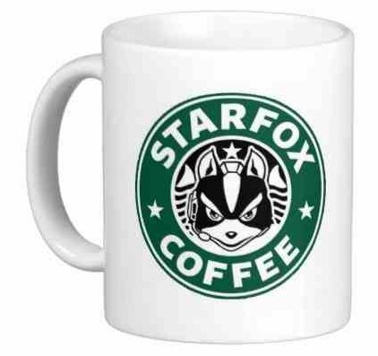 StarfoxコーヒーStarbucksパロディマグ – 面白いギフトマグ