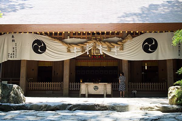 椿大神社拝殿