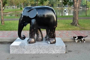 Elephant Parade Bangkok Cat