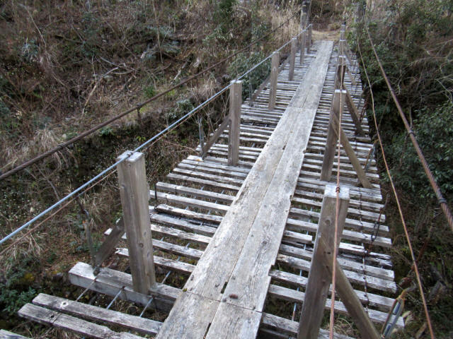 長妻田の吊橋7